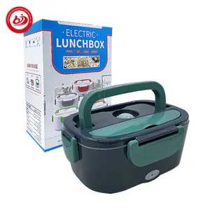 Home Office Electric Lunch Boxr 2 in 1 Portable Heated 1.5L Lunch Box for Car Truck Home Work Adults Food Heating