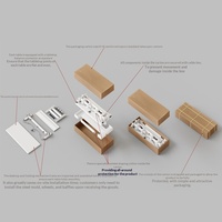 Conjunto de Mesa de Conferencias Plegable, Solución de Reuniones Portátil y que Ahorra Espacio para Compradores Globales