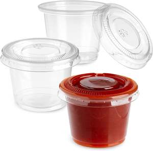 Gobelets en plastique jetables empilables de qualité alimentaire pour <span class=keywords><strong>bonbons</strong></span>, collations et fêtes de pique-nique - Product Image 3