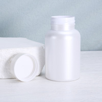Bouteille en plastique PET vide de 80, 100, 120, 150 ml avec bouchon à vis, récipient de stockage de médicaments rond, capsule, pilule, vitamine, bouteille rechargeable