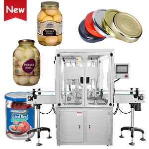 เครื่องปิดฝาขวดแก้วฝาปิดกระป๋องใส่<span class=keywords><strong>ไข่</strong></span>หมักเนื้ออัตโนมัติ - Product Image 1