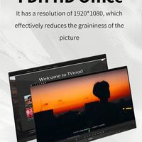 Moniteur de jeu de bureau incurvé Zhengfeng 24 pouces IPS HDR 1080p 4K 75Hz 2ms LCD LED rétroéclairé avec interfaces VGA/USB et 99% sRGB, noir