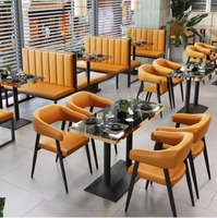 Juego de Muebles Modernos para Restaurante, Mesas y Sillas para Restaurante, Juego de Mesa de Comedor, Juego de Mesa para Restaurante, Sofá