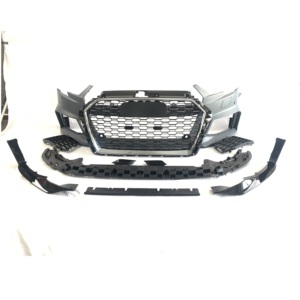 Nuovo Kit Carrozzeria Paraurti Anteriore Stile RS3 per <span class=keywords><strong>Audi</strong></span> <span class=keywords><strong>A3</strong></span> S3 2017-<span class=keywords><strong>2020</strong></span> con Griglia a Nido d'Ape, Montaggio a Bullone - Product Image 3
