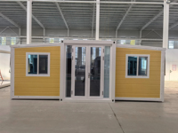 Maison mobile extensible, maison modulaire en conteneur à vendre, petite maison avec salle de bain et cuisine