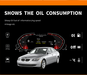 ワイヤレスCarPlay Android自動ダッシュボード速度計<span class=keywords><strong>BMW</strong></span> 5シリーズE60 E61 E63 E64新しい条件計器クラスターコックピット用 - Product Image 6