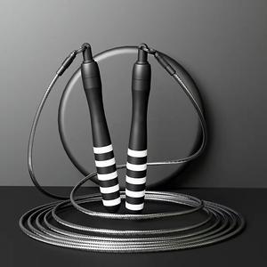 Chất lượng cao tùy chỉnh dây thép cáp tốc độ bỏ qua <span class=keywords><strong>jump</strong></span> <span class=keywords><strong>rope</strong></span> Cordless tập thể dục tùy chọn 2.0 3.0 5.0 độ dày cáp cho Crossfit - Product Image 6