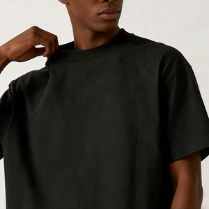 T-shirt ODM di Qualità OEM 100% Cotone, Alta Qualità, Casual, Senza Marchio, Oversize con Tasca, Abbigliamento da Lavoro T 1.1 LOGO Qualità - Product Image 5