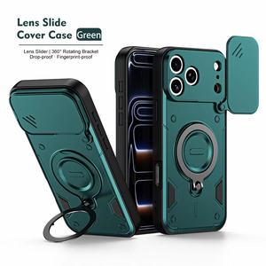โรงงานไป๋หลี่ ยอดนิยม 360 °   เคสโทรศัพท์แบบหมุนได้สำหรับ iPhone 17/18 PRO MAX พร้อมเลนส์สไลเดอร์ ป้องกันการตกกระแทก ฝาหลังป้องกัน - Product Image 3