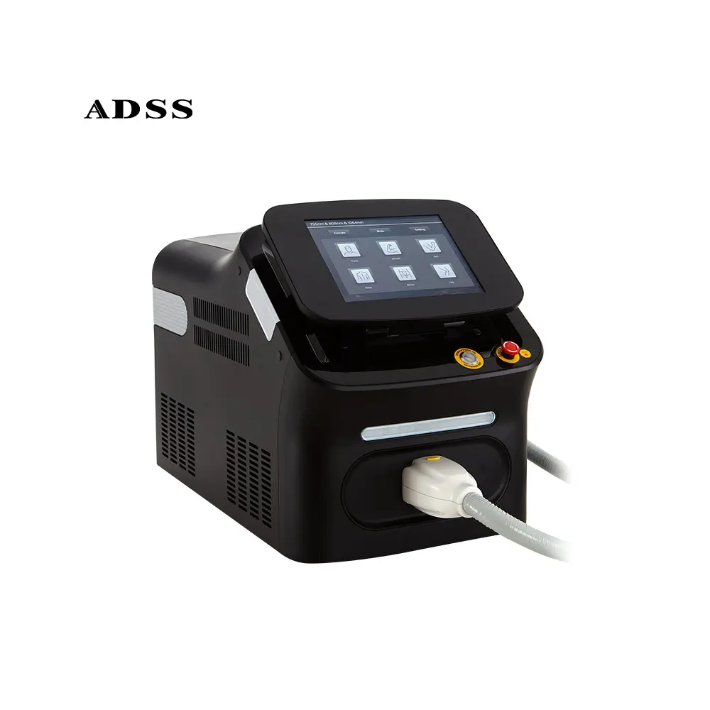 Adss Diode tẩy lông bằng laser và trẻ hóa da Máy Diode Laser 808 nm, công nghệ mới nhất cho máy tẩy lông