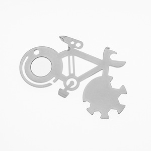 <span class=keywords><strong>Carte</strong></span> d'outil de survie en plein air 10 en 1 cartes ouvre-bouteille cadeau de VTT multifonctionnel - Product Image 4
