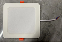 Haute luminosité DLC approuvé panneau LED conception d'éclairage de bureau moderne faible UGR plastique lampe corps panneaux de plafond rétro-éclairé