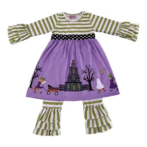 giggle moon remake casual clothing sets little girls boutique kids outfits baby Halloween girls outfits children wear
