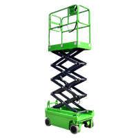 Plateforme de travail aérienne mobile électrique compacte UNW avec direction hydraulique et conduite autonome, certifiée CE