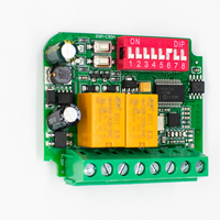 Carte de réception de porte de garage universelle 433MHz 315MHz 868MHz 2 canaux contrôleur d'ouverture de porte momentané pour code fixe à code roulant