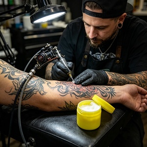 Crème Tatouage Durable en Promotion – Matière Sûre pour Ateliers de Tatouage et Instituts de Beauté – Utilisation à Long Terme - Product Image 5