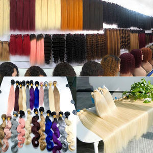 Cheveux indiens bruts en gros, mèches de cheveux humains vierges non traités, Remy 100%, tissage, 10 à 40 pouces - Product Image 5