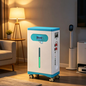 Bateria LiFePO4 de 51.2V 314Ah com Saída Consistente, Sistema de Energia Solar Móvel Seguro com Rodas - Product Image 1
