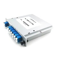Caja LGX multiplexora de fibra CWDM Mux/Demux con conector LC de equipo WDM DWDM de 1270-1410nm para redes 3G 4G 5G