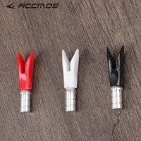 Embout de flèche en Y de 6,2 mm pour tir rapide, avec nock et queue rapide, pour le tir à l'arc, la chasse, la pratique du tir et comme accessoire DIY