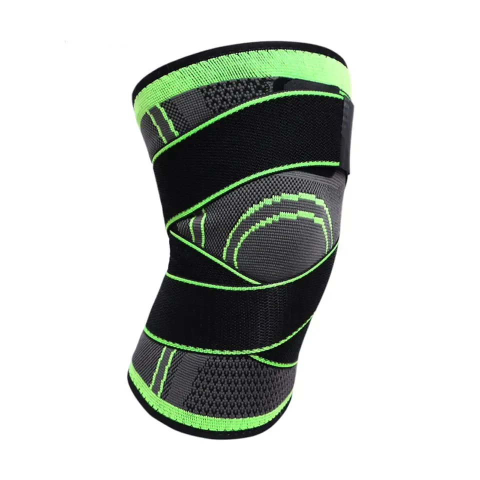 Hot Selling Volleyball elastic knee pads Nylon Breathable Knee Protector Brace Weightlifting Knee Joint Support