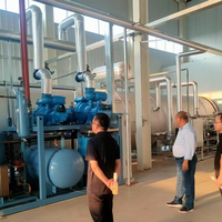Industriële 2000 kg automatische fruitlyofilisator vriesdroogmachine SUS304 roestvrij staal 600 kW vermogen uitstekende voedselverwerking