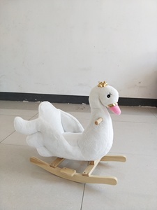 Enfants enfants en bois animaux à <span class=keywords><strong>bascule</strong></span> bébé à monter jouet cadeau siège chansons - Product Image 4