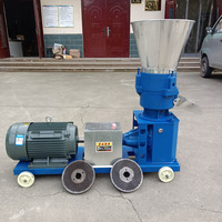 Machine de fabrication de granulés d'aliments pour animaux de ferme (porcs, poulets, poissons, volailles, bétail) 80 kg/h, avec moteur diesel ou électrique