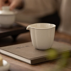 Guanlan Wood Ash Fair Cup Porcelain Cylinder Kung Fu <b>Tea</b> <b>Set</b> <b>Tea</b> Dispenser Afternoon <b>Tea</b> Ceramic <b>Tea</b> Ceremony Accessories - Product Image 2
