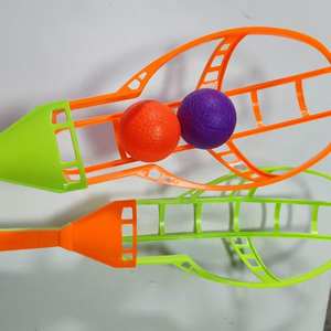 Raquette de sport éducative pour enfants, <span class=keywords><strong>jouet</strong></span> interactif parent-enfant, <span class=keywords><strong>filet</strong></span> de plage, grande balle à lancer, 47 cm - Product Image 4