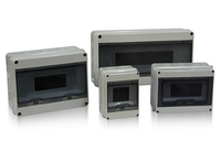 Boîtier de distribution d'alimentation ELMAK DBS-18/24 IP67 en plastique ABS résistant aux intempéries, panneau de connexion de câbles, 12A 12V 6