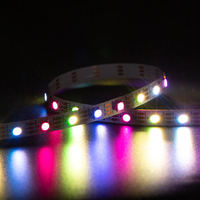 Dream Color RGBW Adressable SK6812 5V IP65 Tube en silicone étanche IC 6812 Pixel LED Strip Light