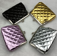 Porte-monnaie mini à boucle de 4 pouces, fourni par l'usine, sac à monnaie promotionnel, portefeuille court unisexe à fermoir, pochette à clés créative portable en PU