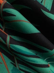 เดรสเชิ้ตแฟชั่นลายพิมพ์ดิจิทัลสีเขียวสไตล์ลำลองสำหรับฤดูร้อน ขายส่งสำหรับสุภาพสตรี - Product Image 6