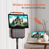 Système de karaoké portable KSN avec écran TV et haut-parleur de 14,1 pouces pour Android, fonction chant KTV pour une utilisation en extérieur et à domicile