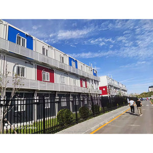 Precios Perfectos, Oficina Modular Prefabricada Portátil Personalizable de 20 pies y 40 pies, Hoteles, Villas, Casa Contenedor con Panel Sándwich de Acero - Product Image 5