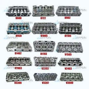 สำหรับคูโบต้า D1105 V2607 V3800 V1305 D722 D902 D1402 V1505 V2203 V2403 V3300หัวกระบอกสูบเครื่องยนต์