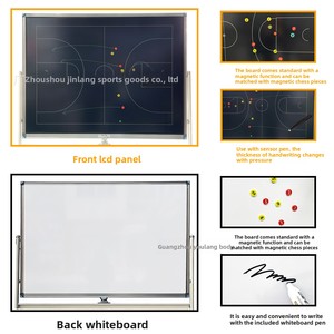 Tableau Tactique Électronique Professionnel de Basketball avec Support 120x90cm – Équipement Tactique pour Entraîneur qui Explicite les Stratégies de Jeu - Product Image 3