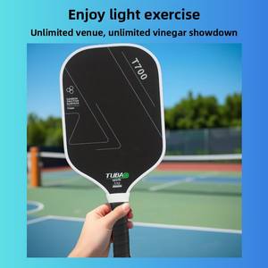 En Stock, Juego <span class=keywords><strong>de</strong></span> Palas <span class=keywords><strong>de</strong></span> Pickleball <span class=keywords><strong>de</strong></span> Fibra <span class=keywords><strong>de</strong></span> Carbono al por Mayor, Acabado Mate, Potencia <span class=keywords><strong>de</strong></span> Giro, para Entrenamiento, 41.5cm, 230g - Product Image 4