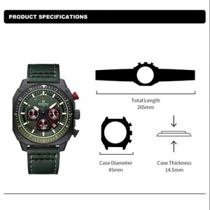 นาฬิกา NAVIFORCE รุ่น 8057 สำหรับผู้ชาย นาฬิกาสปอร์ตกันน้ำ ควอตซ์ จับเวลา โครโนกราฟ ของขวัญสำหรับผู้ชาย ปี 2024 - Product Image 3