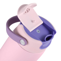 Botella de Agua Aislada de Acero Inoxidable Owaal de 32 oz de Everich, Botellas Personalizadas con Termo de Vacío y Pajita, Botellas de Agua Deportivas de Viaje