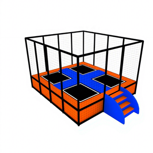Trampolín para Niños Pequeños, Equipo de Diversión, Cama Elástica Interior con Red de Seguridad - Product Image 1