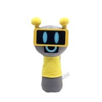 YD TOYS Sprunki Anime Mignonne Poupée en Peluche Amusante Compagnon Anti-Stress Jaune Jouets en Peluche Coton PP