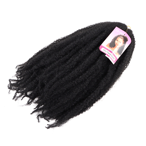 Orientfashion giá rẻ tổng hợp Marley Twist bện tóc | Twist Crochet tóc | Cuba Xoắn Tóc 18 inch - Product Image 5