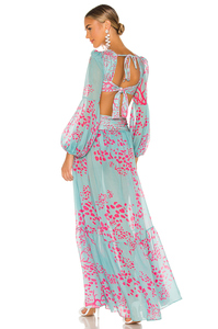 Abito Lungo Estivo <span class=keywords><strong>Taglie</strong></span> <span class=keywords><strong>Forti</strong></span> <span class=keywords><strong>in</strong></span> Chiffon con Volant, Vestito Sexy con Schiena Scoperta, Elegante Top Corto Casual Boho per Donna - Product Image 6