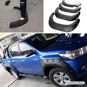 Guardabarros de Alta Calidad con Diseño Nuevo para Hilux Revo 2015-2021, Accesorios Todoterreno, Guardabarros Pintados en Negro - Product Image 5