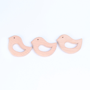 Gros BRICOLAGE <span class=keywords><strong>Oiseau</strong></span> En <span class=keywords><strong>Bois</strong></span> de Hêtre <span class=keywords><strong>dentition</strong></span> pour Animaux jouets à croquer, <span class=keywords><strong>Anneau</strong></span> De <span class=keywords><strong>Dentition</strong></span> Mâcher Jouet - Product Image 4
