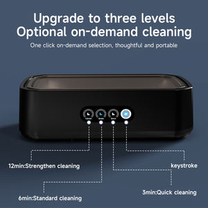 Nueva Máquina de Limpieza Ultrasónica Eléctrica 2025 de 650 ml para Joyas, Aparatos Ortodónticos, Dentaduras Postizas y Gafas, con Pantalla Táctil y Acero Inoxidable - Product Image 4