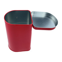 Boîte en fer blanc de qualité alimentaire en forme de boîte aux lettres personnalisée, conteneur cadeau de luxe pour les fêtes, pour bonbons, snacks, chocolat, logo personnalisable
