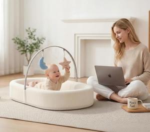 Portable Bassinet for Baby Travel & Home - Lightweight Foldable <b>Bedside</b> <b>Sleeper</b> with Breathable Mesh Carry Bag & Storage Pocket - Product Image 5